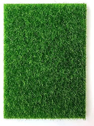 Erba artificiale di alta qualità, 1 pezzo di zolla pavimentata verde, tappetino in erba sintetica realistica, miglioramento economico morbida erba finta per cani & animale domestico & tappeto erboso &