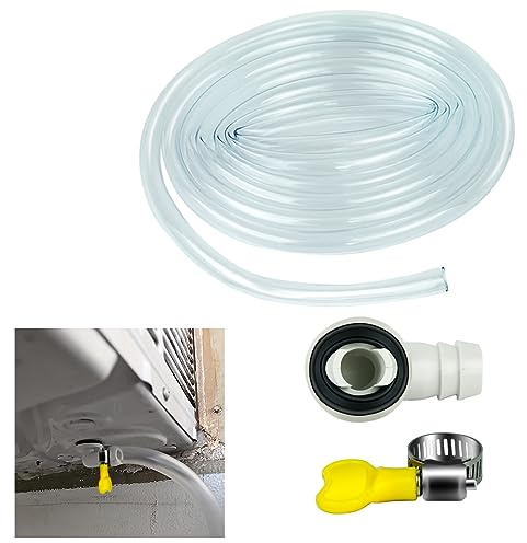 Kit de Manguera de Desagüe Aire Acondicionado de 10 Pies, Manguera de Drenaje de CA de Repuesto a Prueba de Fugas