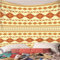Pechiwuo Afrika Wandteppich Streifen Wandbehang Streifen Wandtuch Aesthetic mit Muster Wandteppiche 3D Tapisserie Tapestry für Schlafzimmer Wohnzimmer Wohnheim Deko 200 x 180 cm D566