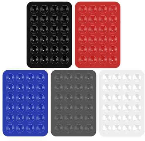 RSYHVG suction cup phone holder5 silicone suction cup phone holder, double-sided suction cup multi-functional rectangular car suction seat mobile power phone,