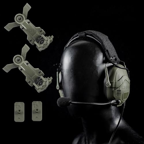 TS TAC-SKY 6 Generation Folding Tactical Headset Pickup Noise Cancelling Headset Mit Silikon-Ohrenschützer Zwei Modelle(HD-16-OD)