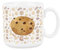 Chocolate Chip Cookie Mug - Novelty Biscuits Foodies Gifts - Tea/Coffee Ceramic White Cup Funny Present