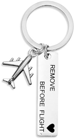 Porte-clés personnalisé avec gravure, porte-clés avion avec gravure, porte-bonheur homme ou femme pour pilote et voyageur, cadeau de motivation, Comme montré sur l'image., Schlüsselanhänger 30 mm.