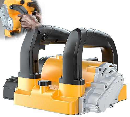 1500W Wall Planing Machine, Electric Wall Planer, Adjustable Depth from 0-3.5mm Comes, with Vacuum Hose Double Switch Design, Cutting Width 15cm, Speed 1000-4500 RPM, for Efficient Wall Smoothing