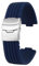 24–12mm 22–11mm Silikon-Armband, passend for ORIS AQUIS 7730 7740 Taucheruhrenarmband, wasserdichtes Gummi-Stahl-Faltschließe-Armband(Blue-Steel,24-12mm Convex)