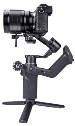 Feiyutech SCORP Mini 3 Pro [Kombi] 3-Achsen-Achsen-AI-Tracking 4.0 All-in-One-Gimbal-Stabilisator, abnehmbarer Griff (kabellose Steuerung), 2 kg Nutzlast, native vertikale Aufnahme, 1/4