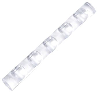 VICASKY 1 supporto per pennelli per unghie con scomparti, portapenne trasparente, per nail art e applicazioni fai da te, compatto e salvaspazio
