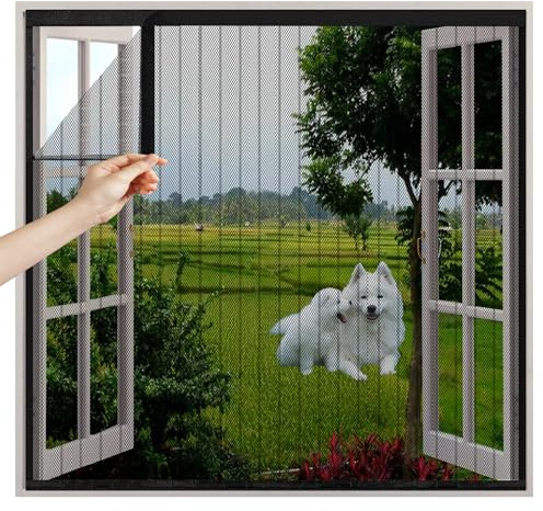 Personalizzabili diverse misure, Zanzariera finestra Tenda Anti Zanzare Insetti Rete, Autoadesiva Traspirante Zanzariera Porta, Antizanzare, per Soggiorno, Porte e Finestre Della Cucina