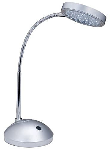 Paulmann 795.30 Schreibtischleuchte Walk LED Alu/Chrom 4W Tageslichtweiß 79530 Büro Arbeitslampe Tischlicht