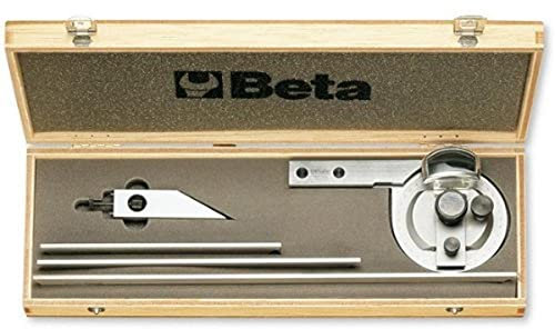 Beta 1678/C3 - Rapportatore d’angoli in acciaio inossidabile in astuccio di legno