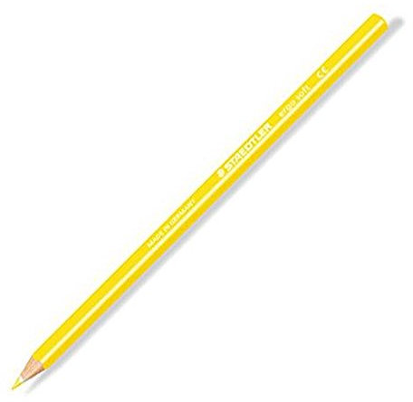 STAEDTLER Dreikant-Buntstift ergosoft, dreieckig, gelb VE=3
