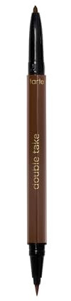 Tarte Double Take Eyeliner, Doppelseitiger Präzisions-Liner, Braun
