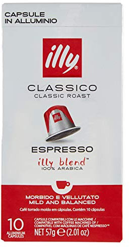 Illy- Cafe Espresso Classico -Compatible Nespresso, 10 capsules - 1 unité