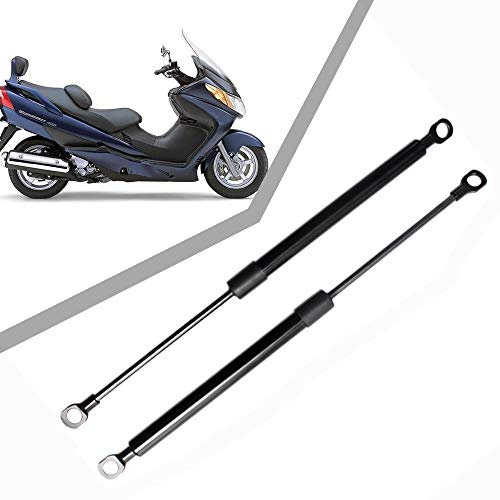 JINGLINGKJ PM1068 0515WI 4527005H01 2007-2016 Suzu-ki Burgman 400 sedile regolatore ammortizzatore ammortizzatore a gas caricati 2 pezzi (Black)
