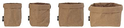 LACOR 63478 Natura Brotkasten, Natürliche unbehandelte Faser, braun