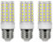 E26 LED Light Bulbs 10W (100W Halogen Equivalent) Cool White 6000K LED Corn Light for Ceiling Fan Chandelier Pendant Light,E26/E27 Medium Socket Base,66 LED 5730 SMD,Non- Dimmable,Pack of 3