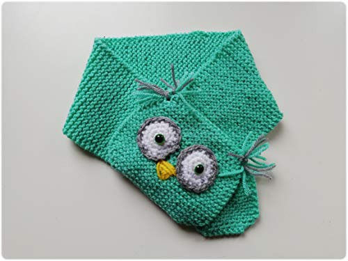 Strickanleitung Eulensteckschal für Babys und Kleinkinder: Ideal für Anfänger
