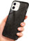 ONEFLOW Glitter Case für iPhone 12 mini Glitzer Handyhülle mit Kameraschutz, Stylische Hülle Glitzernd, Dünne TPU Schutzhülle für Damen, Glitzerhülle Qi kompatibel, Schwarz