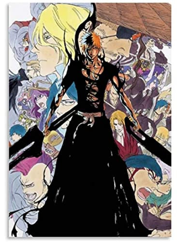 RUIYANMQ Holz Puzzle 1000 Stück Anime Kurosaki Poster Erwachsene Kinder Spielzeug Dekompression Spiel Vq593Zw