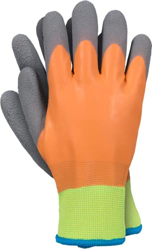Ogrifox Latexhandschuhe, Schutzhandschuhe, Arbeitshandschuhe Ox.12.430 Winorange, Orange-Grün-Gelb, 10 Größe, 72 Paar