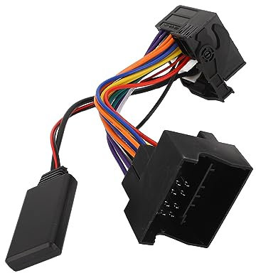 Fydun Câble Aux de Voiture Bluetooth 5.0 12 Broches pour W169 W245 W203 W209 W164 Module Bluetooth Adaptateur Audio Stéréo