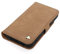 Porter Riley - Lederhülle für iPhone 14. Premium Echtleder Standhülle/Ledertasche/Brieftasche mit [Karten Steckfächern] [Horizontale Standfunktion] [Strapazierfähiger Rahmen] (Hellbraun)