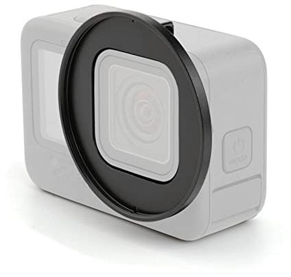 TECKEEN 52 mm UV-Objektiv-Filter-Adapterring für GoPro Hero 9/10, Schwarz