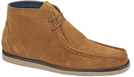 Roamers Mens 2 Eye Apron Para Style Boot Tan 9 UK