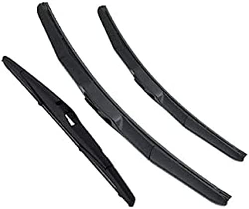 Scheibenwischer Auto vorne und hinten Wischerblätter Set, für H&yun&dai I10 MK 1 2007-2012 Windschutzscheibe Scheibenwischerblatt