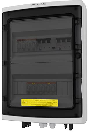 Solar Anschlusskasten AC DC 1000V 2-String B16 25A 300mA Mersen Photovoltaik PV Überspannungsschutz Blitzschutz Doktorvolt