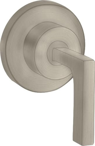 hansgrohe AXOR Citterio Absperrventil Unterputz mit Hebelgriff DN15 / DN20, 39960820, Farbe: Brushed Nickel