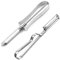 MBUYGYUO 2 Piece Set Stainless Steel Rotary Potato and Vegetable Peeler - Suitable for Kitchen