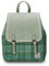 Islander Damen Harris Tweed Jura Rucksack, Mintkariertes Schotten, 42