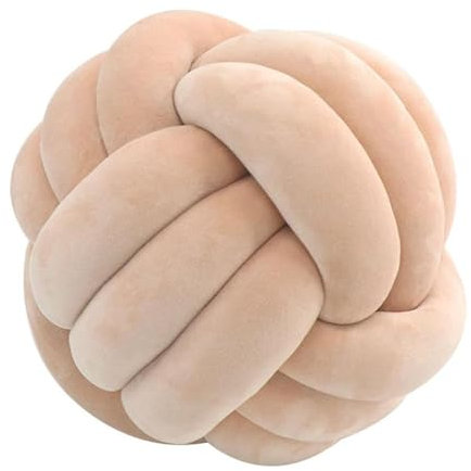 ObaBO Knotenkissen Rundes Kissen 7,87/10,63/13,77 Dekorative Knotenkissen Geknüpfte Kissenkugeln Handgefertigte Knotenkissen Modernes Knotendekor,I-27cm