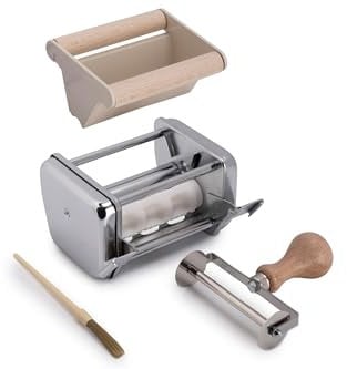 Imperia RavioliMaker Ligne Classique. Machine à raviolis. Fabriqué en Italie. Accessoire machine à pâtes en acier. Machine à raviolis compatible avec la machine à pâtes Imperia. (Raviolimaker3)