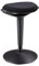 IDIMEX Hocker Astoria - Ergonomisch, Höhenverstellbar, Bürostuhl, Arbeitsstuhl, Schwarz