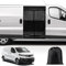 Magnetischer Van Insektenschutz Maßgeschneidert für 2001-2024 Renault Trafic 2001-2018 Opel Vivaro, Auto Insektennetz Moskitonetze für Schiebetür, Reißverschluss in der Mitte Tür Insektengitter