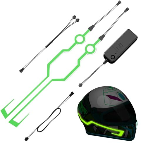 Motorradhelme, helles LED-Warnlicht für Motorradhelme – wasserdicht, erhöht Sicherheit und Sichtbarkeit, kompatibel mit den meisten Motorradhelmen