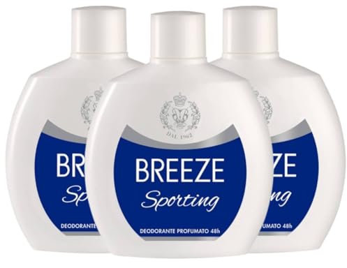 Breeze Squeeze Deodorant Unisex 48H 100 ml (3, Breeze Deodorant Sporting)