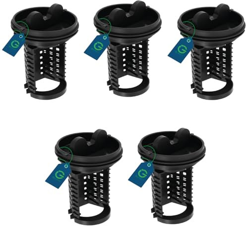 G GRIMALDI 5 Pz. Filtro Lavatrice compatibile LG 383EER2001A, Pompa Di Scarico, Tappo per Lanugine 96 mm