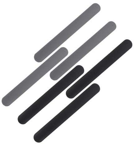 CHILDWEET Silikon Geschenkpapierhalter zur Ordentlichen Organisation von Geschenkpapierrollen 6 Stück aus Legierung Stabile Geschenkpapier Aufbewahrung mit Klappclips