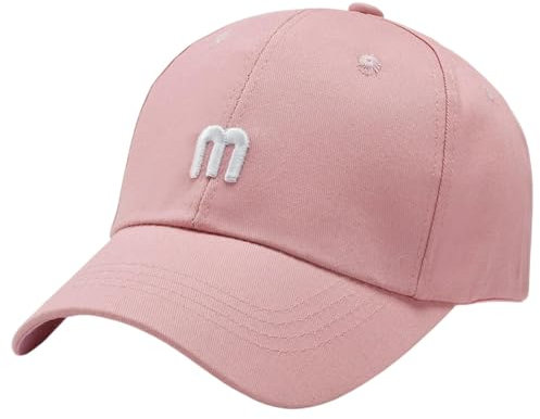 SZKCXBDB Cappello New Era Cappuccette da Baseball - Ricamato Unisex per Un Sole Estate Casual Estate-Rosa