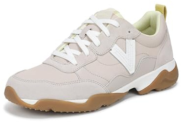 Vionic Damen Walk Slim Glide Schnürschuhe, Graues Leder, Weite, EU 35