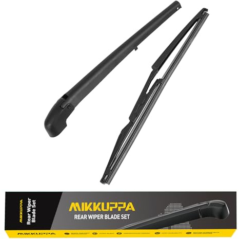 MIKKUPPA Heckscheibenwischer kompatibel mit Panda 169 03-12 | Scheibenwischer Hinten Wischerarm mit Wischerblätter, Länge: 330mm
