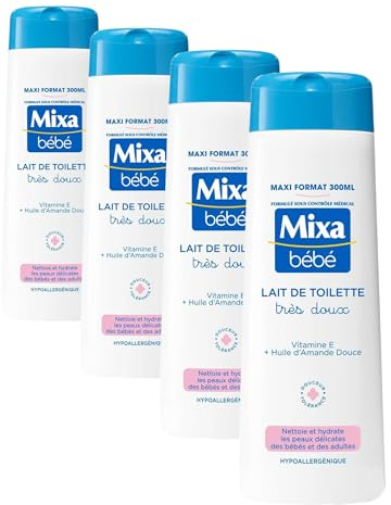 Lait de toilette 300ml (Lot de 4)