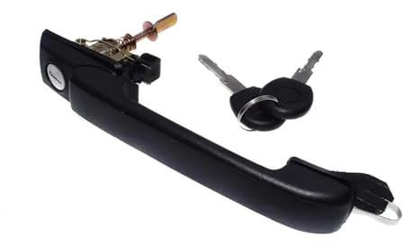 MTVTFECEWG 1H0837207 1H0837207B 1H0837207C 1H4839205 Vorne Hinten LH RH Äußere Türgriffe W Schlüssel Für VW Für Golf Für Jetta Mk3 III VR6 (Front door handle)