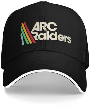 RRCRUHG Klassische Baseballkappen-Modeaccessoires Männer Frauen Arc Raiders Cooler Trucker Golf Kopfbekleidung Freizeit atmungsaktiv Sport-Baumwoll-Passform Hut