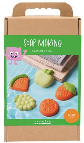 Creativ Company Seife selber Machen Set Frucht grün orange DIY Bastelset.