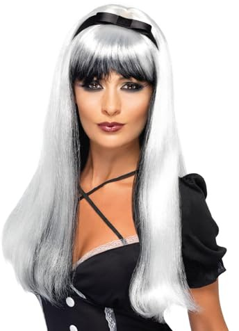 Smiffys Bezaubernde Perücke, Weiß Halloween