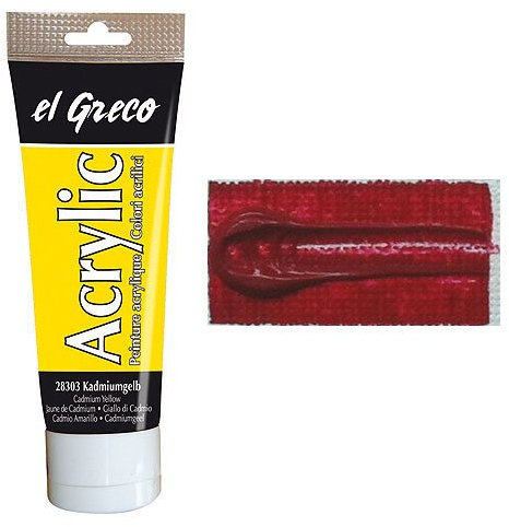 NEU EL GRECO Acrylfarbe Weinrot 75 ml [Haushaltswaren]